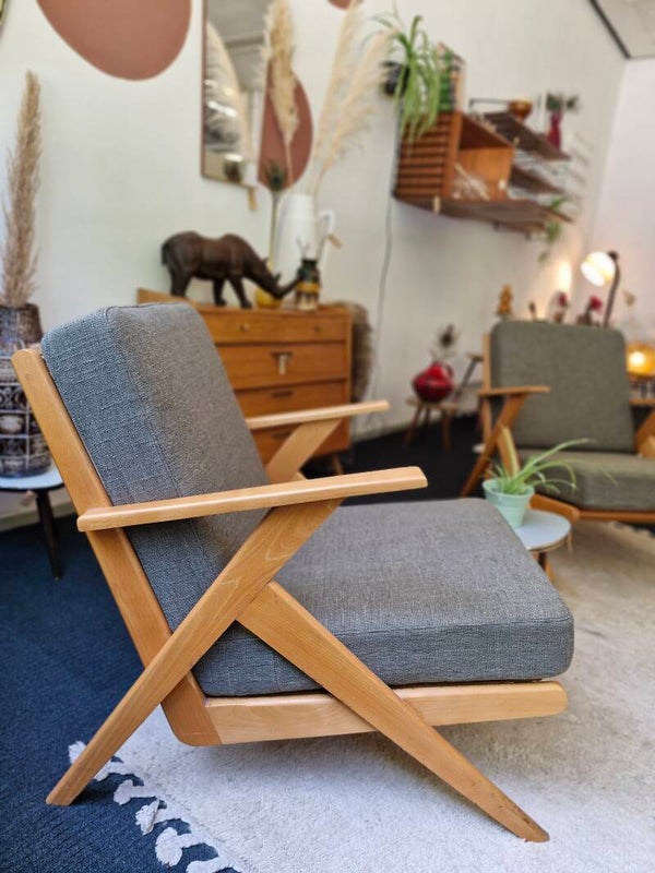 Vintage Pastoe fauteuils jaren 60 mosgroen