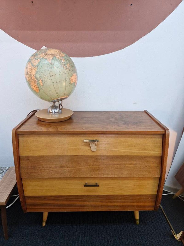 Kleine vintage schoenenkast jaren 70