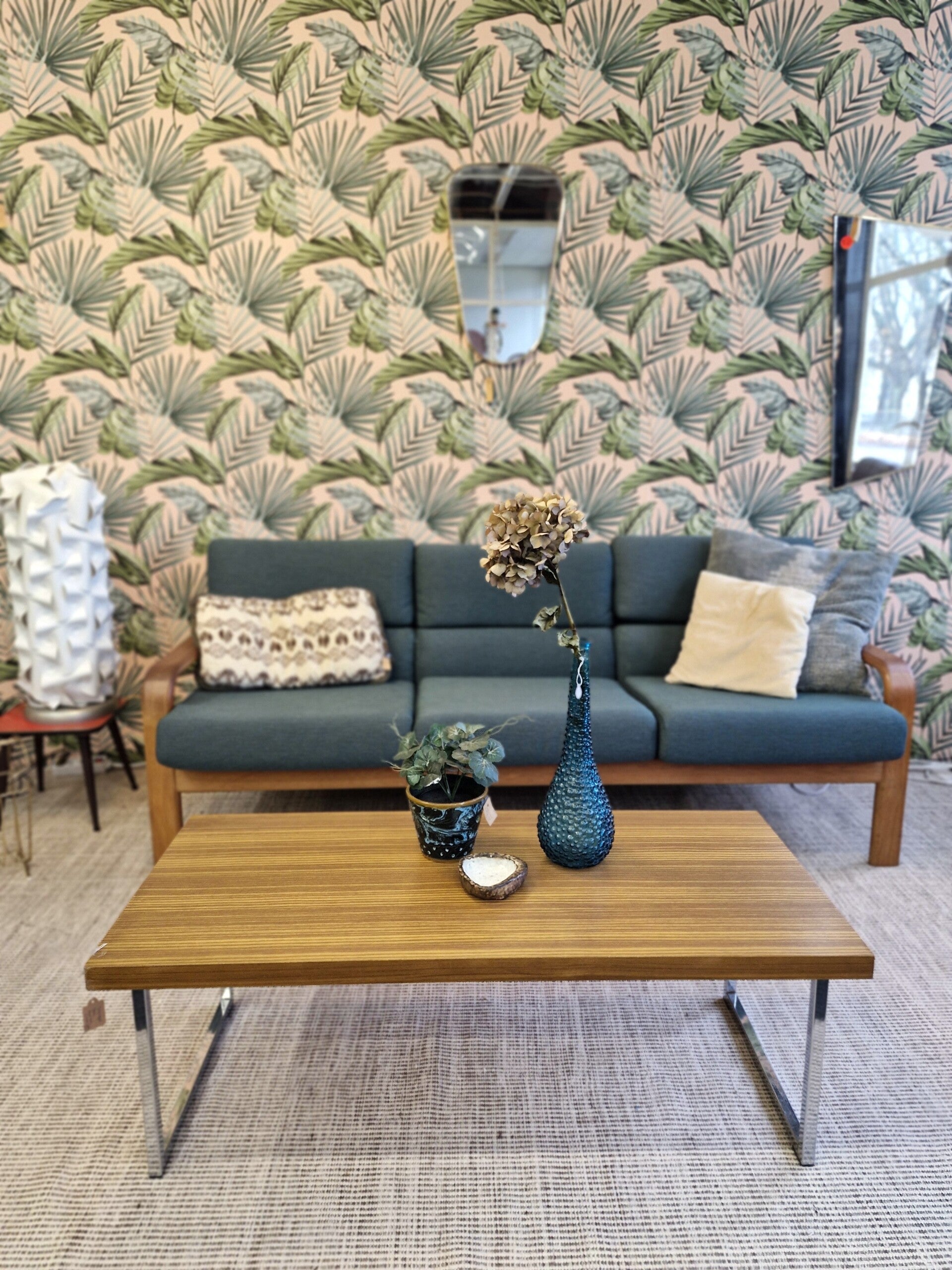 Vintage salontafel chroom 70s