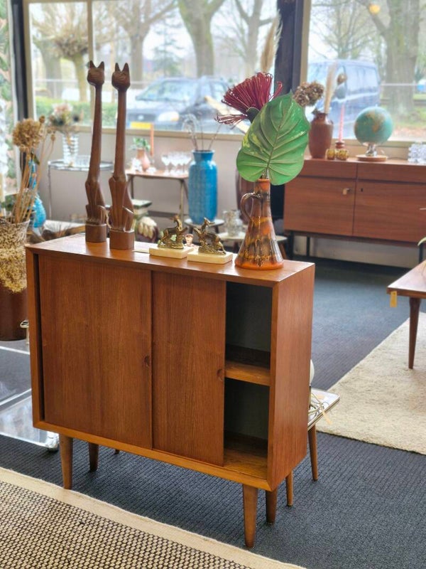 Vintage teak houten kastje 70s