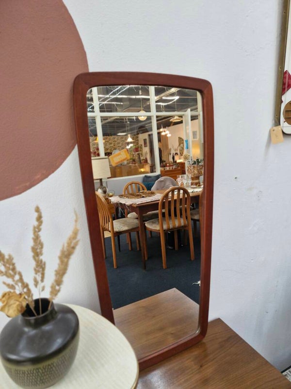 Deense spiegel teak 70s