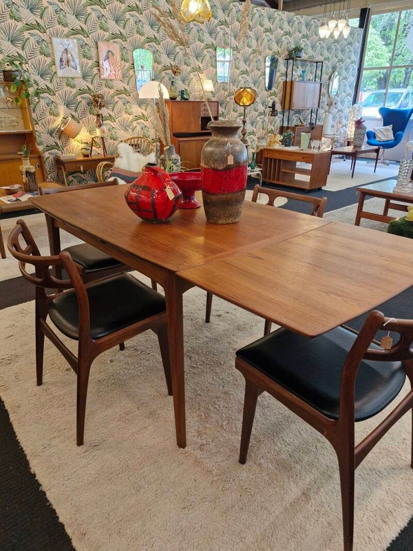 Deens design eettafel teak verlengbaar Andersen Uldum