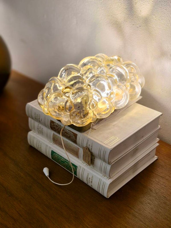 Vintage bubble wandlamp Helena Tynell Glashutte
