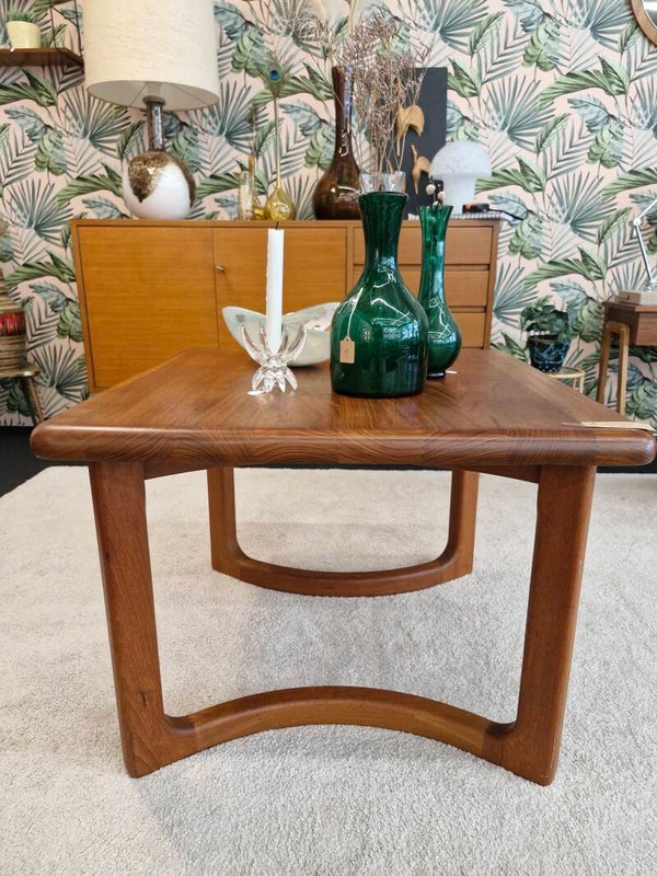 Deens design salontafel Niels Bach teak 70s