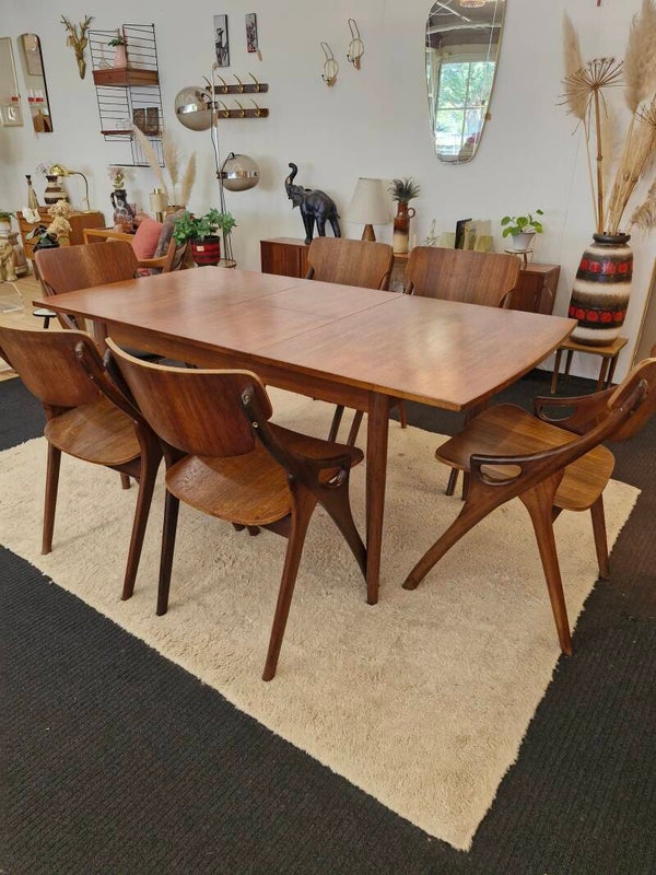 Vintage Deense Uitschuifbare Eettafel – Arne Hovmand-Olsen