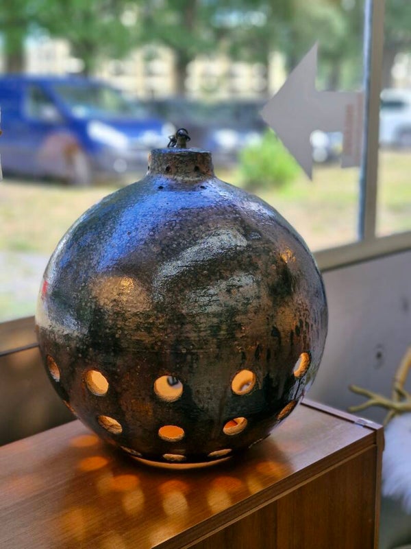 Brutalistische Sejer Keramik Hanglamp (Jaren 60/70)