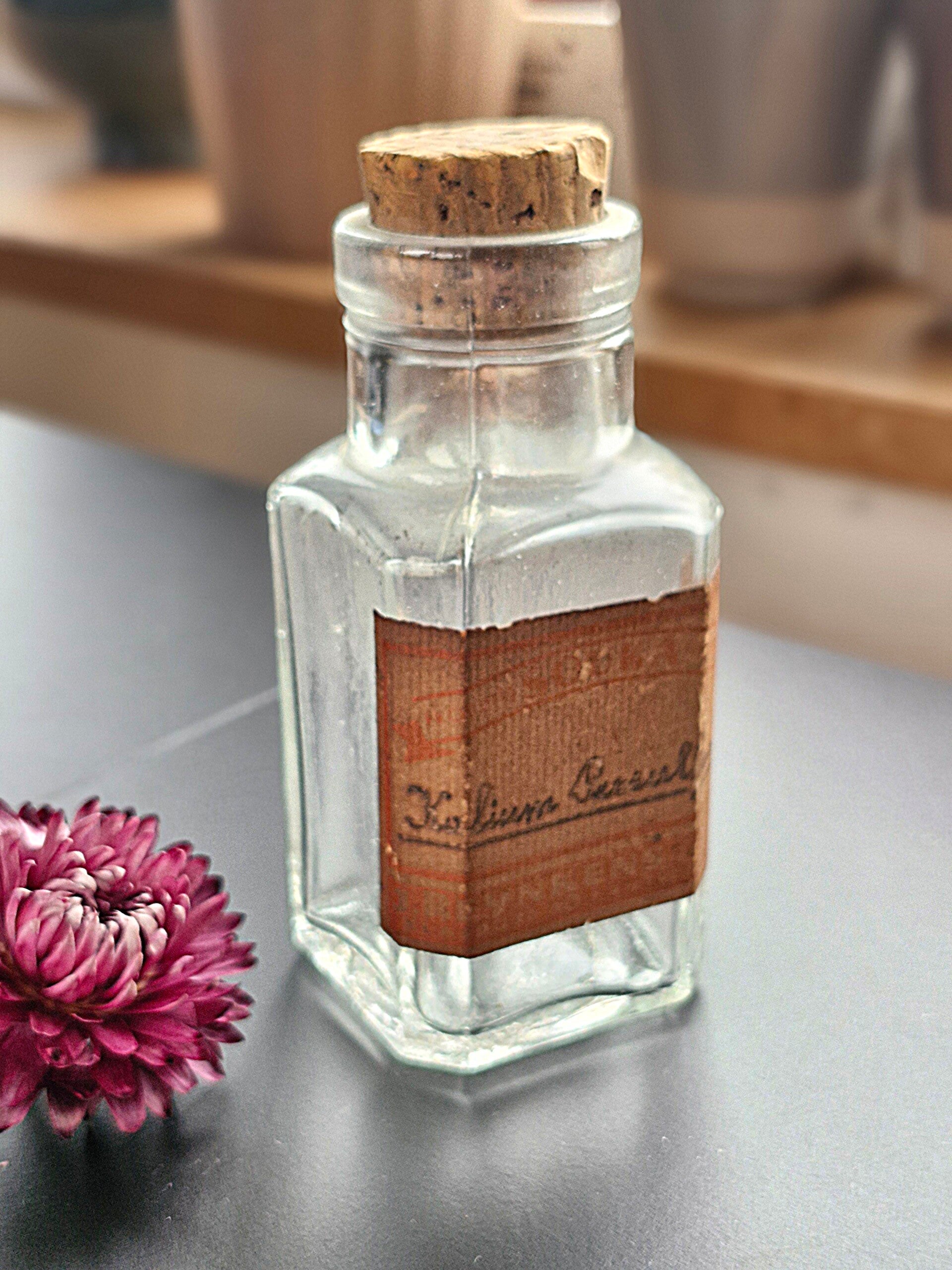 Antieke apotheek fles Kalium