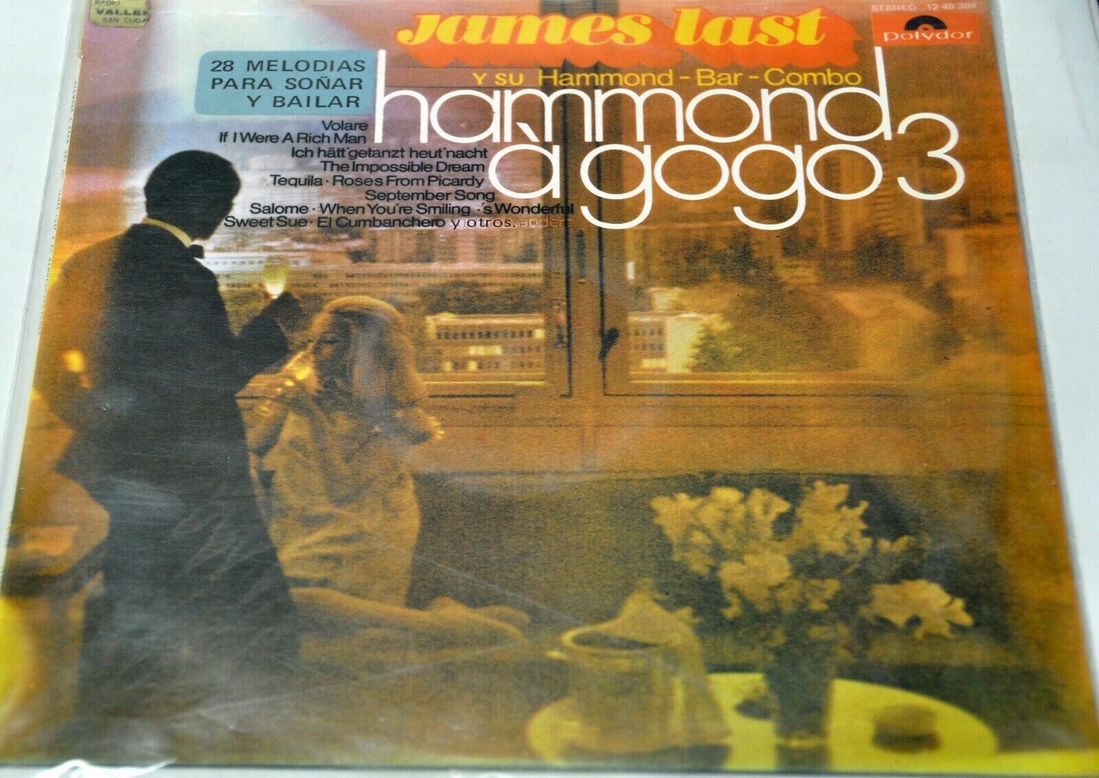 VINYLE 33 TOURS 30 cm - JAMES LAST - HAMMOND A GOGO 3- 28 MELODIAS PARA SONAR