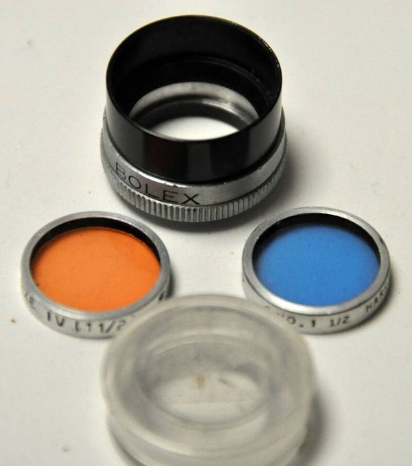 BOLEX PORTE FILTRE PARE-SOLEIL FIXATION Ø 20 mm + FILTRES PRISONNIERS - #141