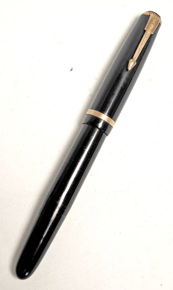 PARKER STYLO PLUME A POMPE VACUMATIC N° 6 CANADA - PLUME OR 14K