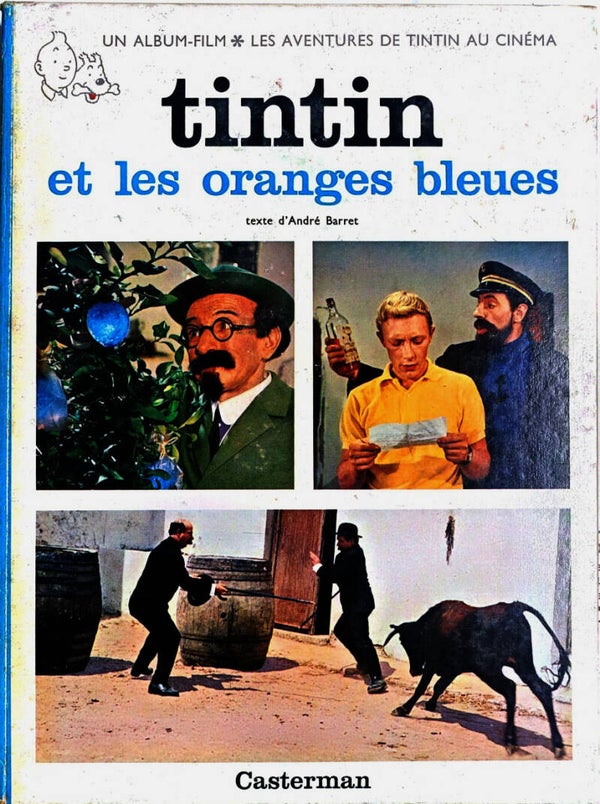 TINTIN ET LES ORANGES BLEUES "ALBUM DU FILM" - CASTERMAN