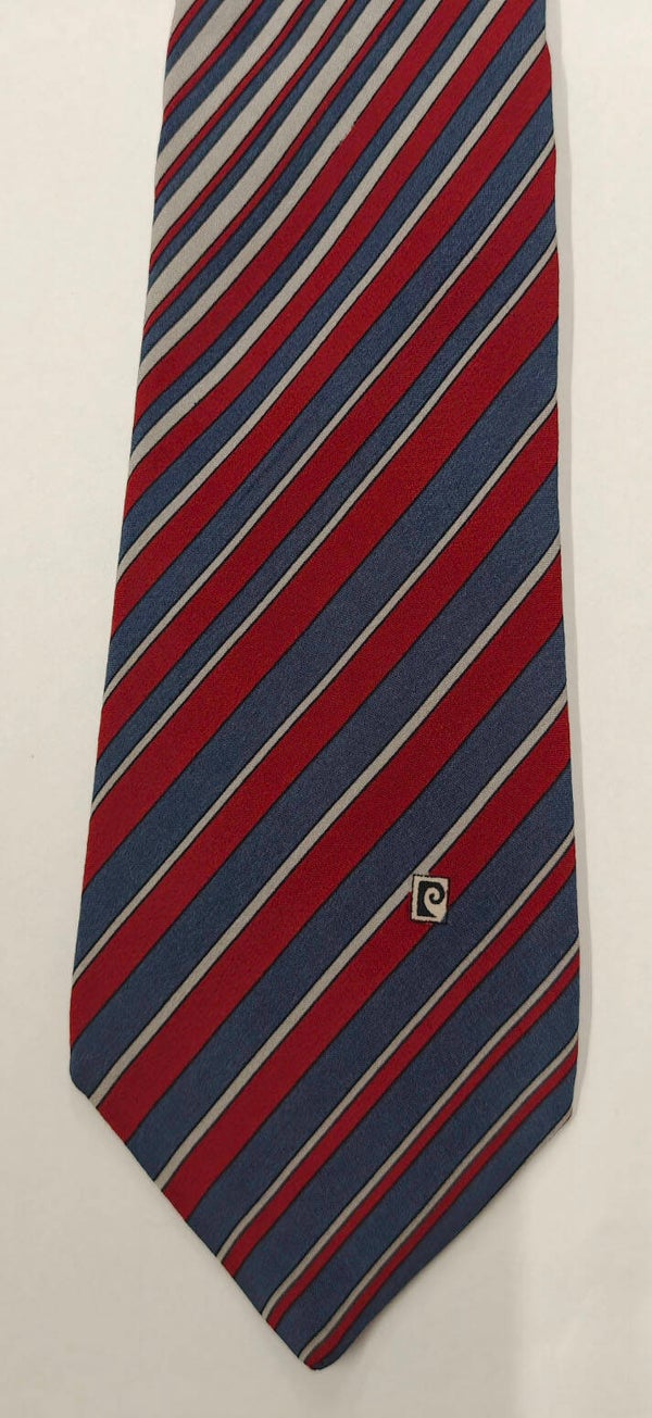 CRAVATE PIERRE CARDIN PARIS" PURE SOIE MADE IN FRANCE