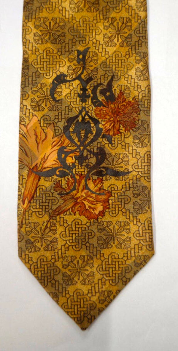 CRAVATE "CHRISTIAN LACROIX PARIS" MADE IN ITALY 100% SOIE