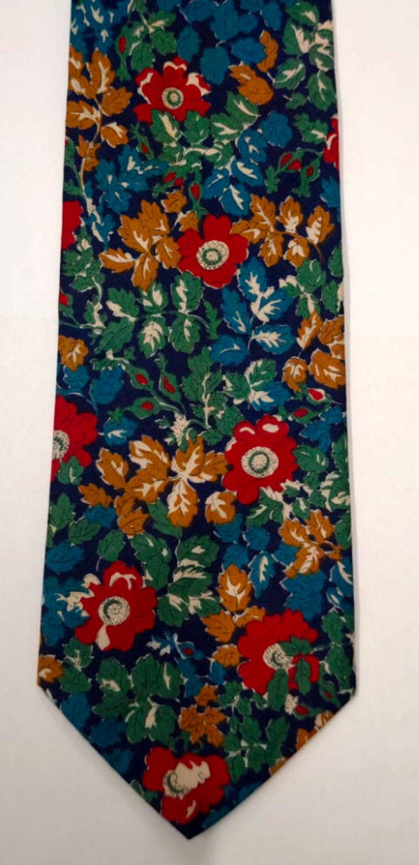 CRAVATE "LA CHEMISERIE CACHAREL"   100% COTON