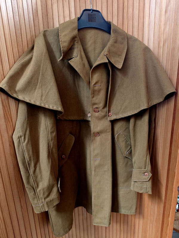 VINTAGE BARBOUR STYLE MOTAR DES ANNÉES 60 EN TOILE HAUSER & CIE