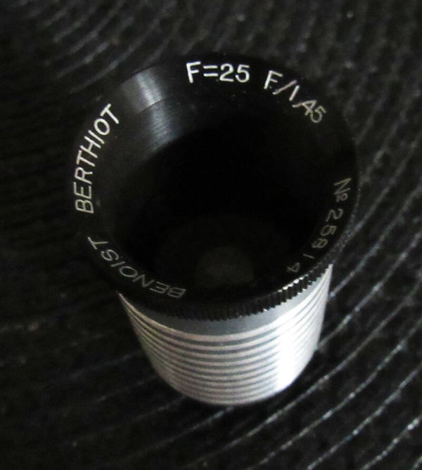 BENOIST BERTHIOT OBJECTIF  DE PROJECTION F=25 F/1,45