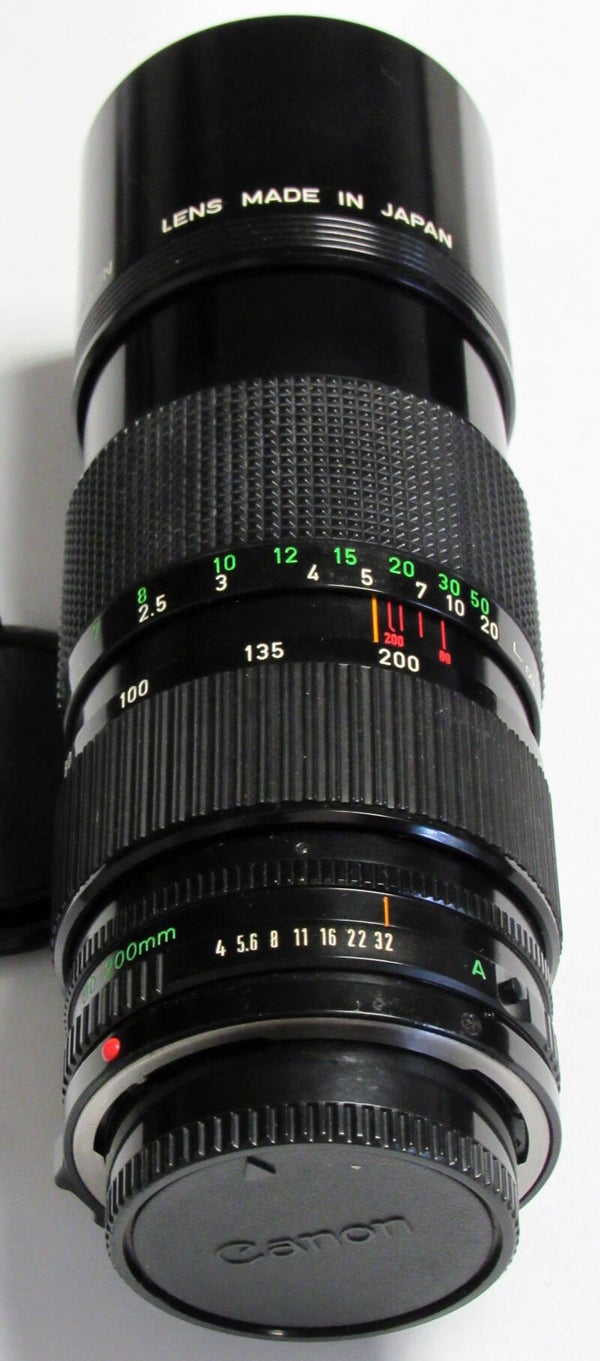 CANON ZOOM FD 4/80-200 mm #14063 MONTURE FD (Bien lire SVP)