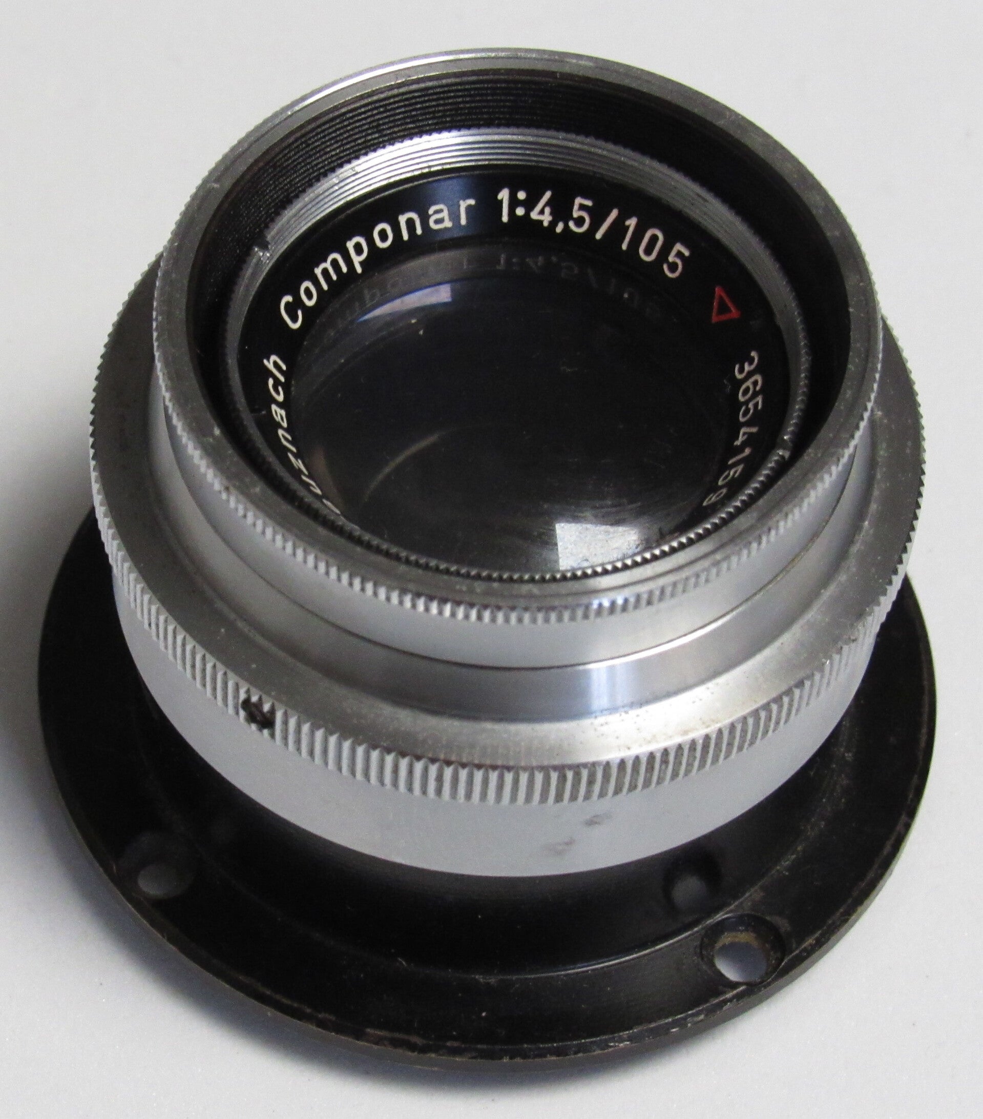 SCHNEIDER KREUZNACH COMPONAR 4.5/105 mm #3654159 AVEC PLATINE DE MONTAGE