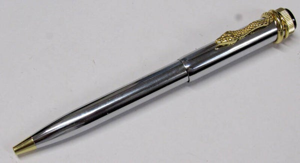 STYLO BILLE JINHAO AGRAFE ARGENTÉE SERPENT