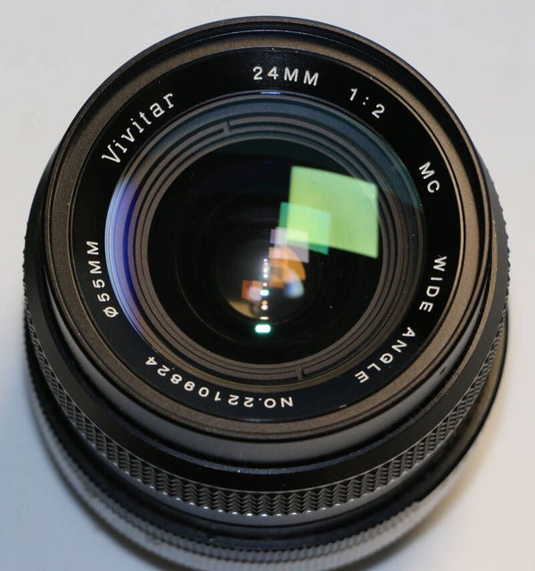 CANON FD (pour) VIVITAR MC WIDE ANGLE 2/24 mm (Lire SVP)