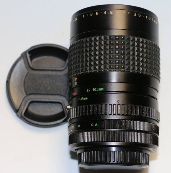 CANON FD (pour) ZOOM MAKINON MC 3.5-4.5/35-105 mm (LIRE SVP)