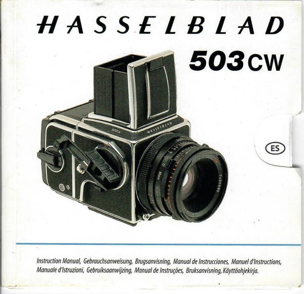 HASSELBLAD 503CW MANUEL D'INSTRUCTIONS EN ESPAGNOL