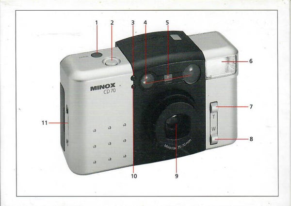 MINOX CD 70 NOTICE D'UTILISATION  A - GB -FR