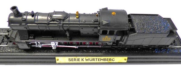 SERIE K WURTEMBERG  - LOCOMOTIVE STATIQUE - COLLECTION ATLAS - 185 mm