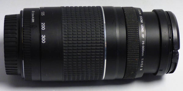 CANON ZOOM LENS EF 4-5.6 III /75-300 mm MACRO 1.5 m