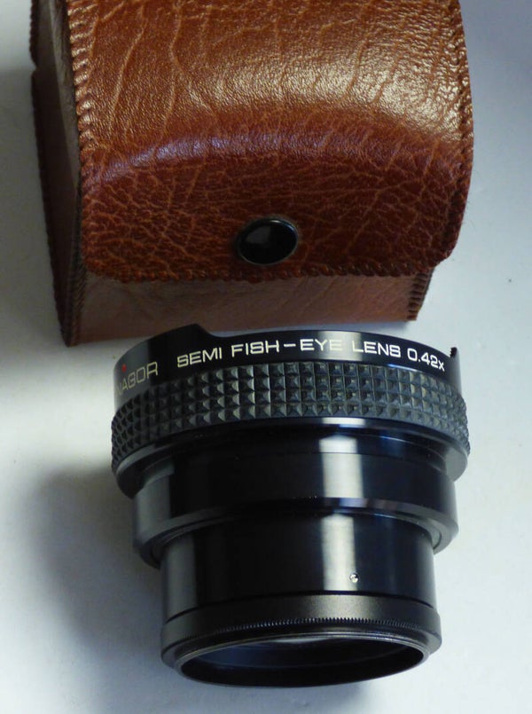 PANAGOR COMPLEMENT OPTIQUE SEMI FISH-EYE LENS 0.42x MONTURE VIS 52 mm