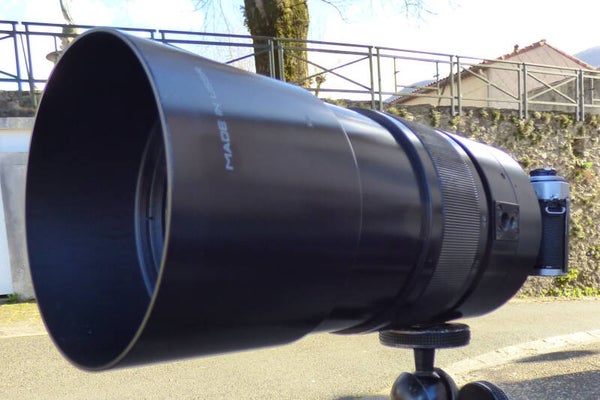 MINOLTA (pour) TELEOBJECTIF MAKSUTOV A MIROIR 10/1000mm MC MTO-11CA MONTURE T2