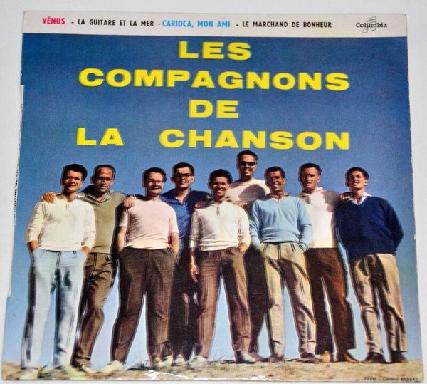 LES COMPAGNONS DE LA CHANSON - COLUMBIA - 45 TOURS 4 TITRES