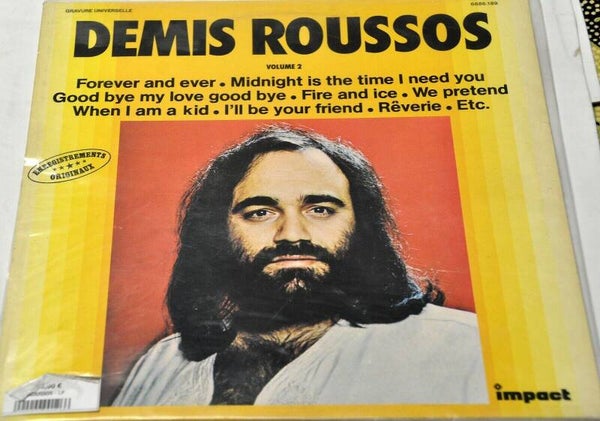 VINYLE 33 TOURS 30 cm - IMPACT - DEMIS ROUSSOS VOLUME 2