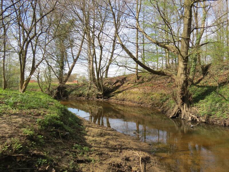 Foto van de Boven Slinge ten oosten van de Huitinkbrug
