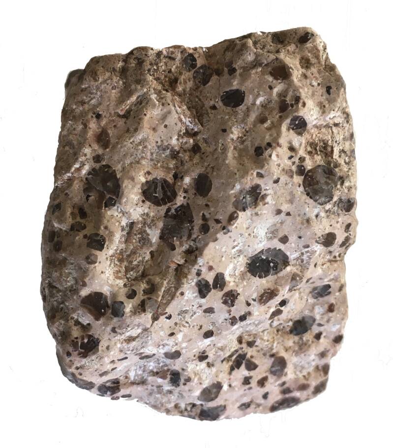 Foto van rhyoliet zwerfsteen