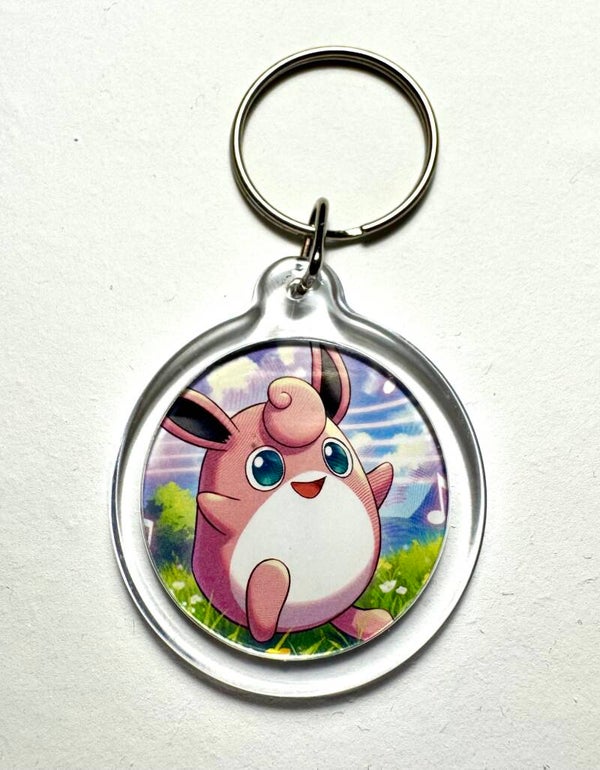 Wigglytuff sleutelhanger