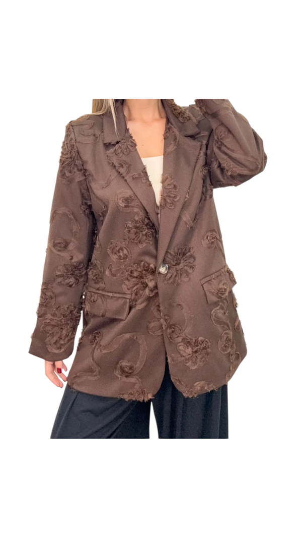 Blazer bloem 3d