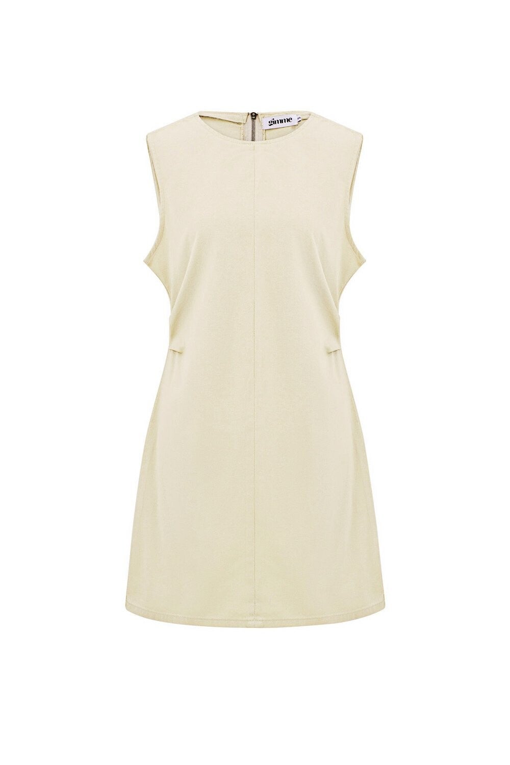 Cotton Vrouwen Mini Jurk Mouwloos Bodycon