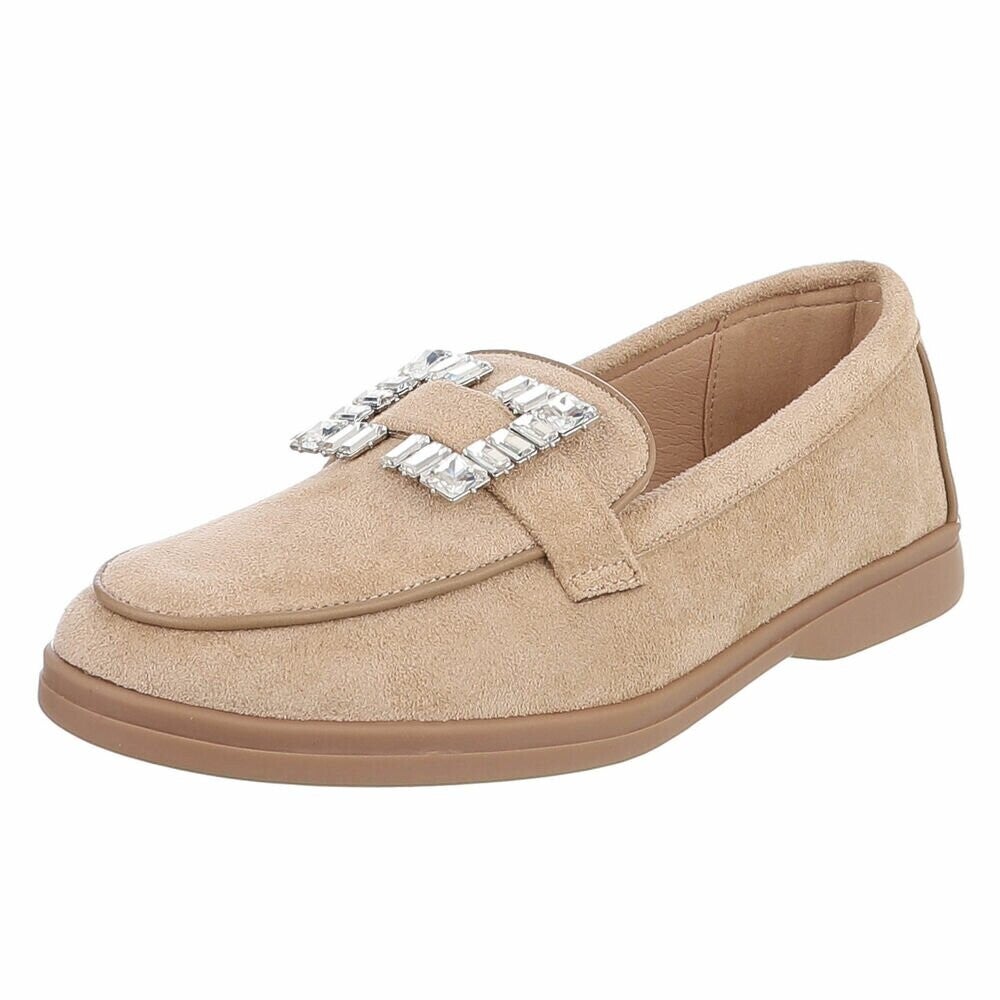 Loafers/moccasins Beige