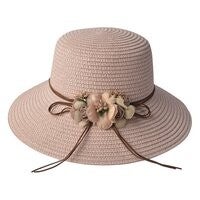 Juleeze Hoed Dames Maat: 56 cm Roze  Rond Zonnehoed