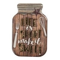 Clayre & Eef Magneet 5x1x8 cm Roze Metaal