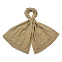 Juleeze Wintersjaal Dames 55x190 cm Beige Synthetisch Wintershawl