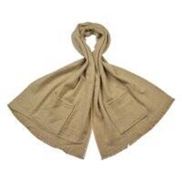 Juleeze Wintersjaal Dames 55x190 cm Beige Synthetisch Wintershawl