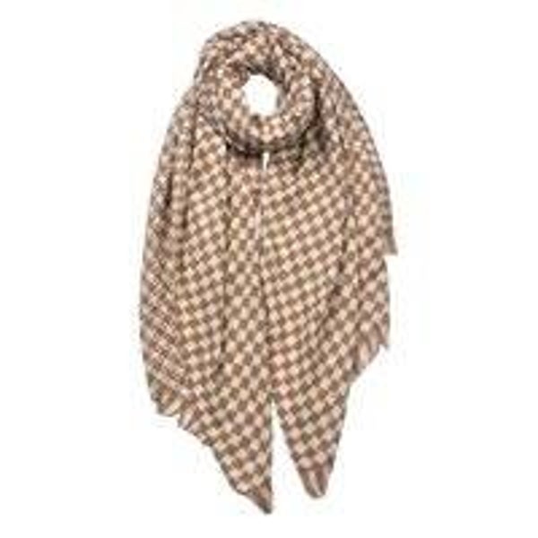 Juleeze Wintersjaal Dames 68x190 cm Beige Synthetisch Wintershawl