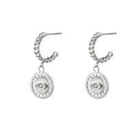 Yehwang Oorbellen overload - Zilverkleurig - Roestvrij staal - 2.40cm x 1.40cm