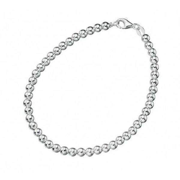 Silver Bracelet B3605 Beginnings Ball Chain Bracelet 19cm