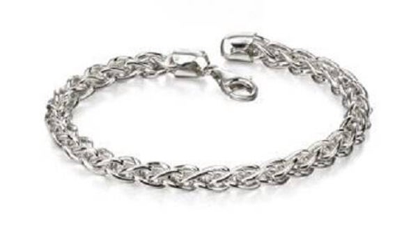 Fred Bennett Bracelet B4972 925 Silver Heavyweight Spiga Link Chain Bracelet