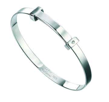 D for Diamond Bangle B5060 Expanding Bangle with Diamond