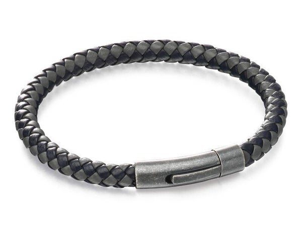 Fred Bennett Bracelet Two Tone Woven Leather Bracelet B5062