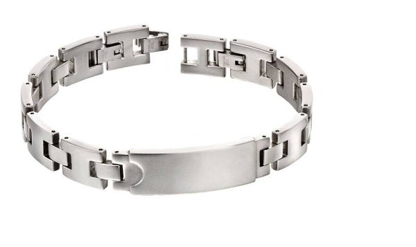 Fred Bennett Bracelet B5117 Fred Bennett Stainless Steel ID Bar Bracelet